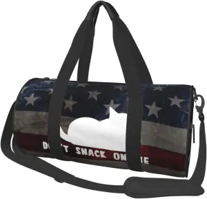 Don'T Snack On Me Duffel Bag Gym Bag Travel Sports Tote Large Foldable Beach Swim Yoga5