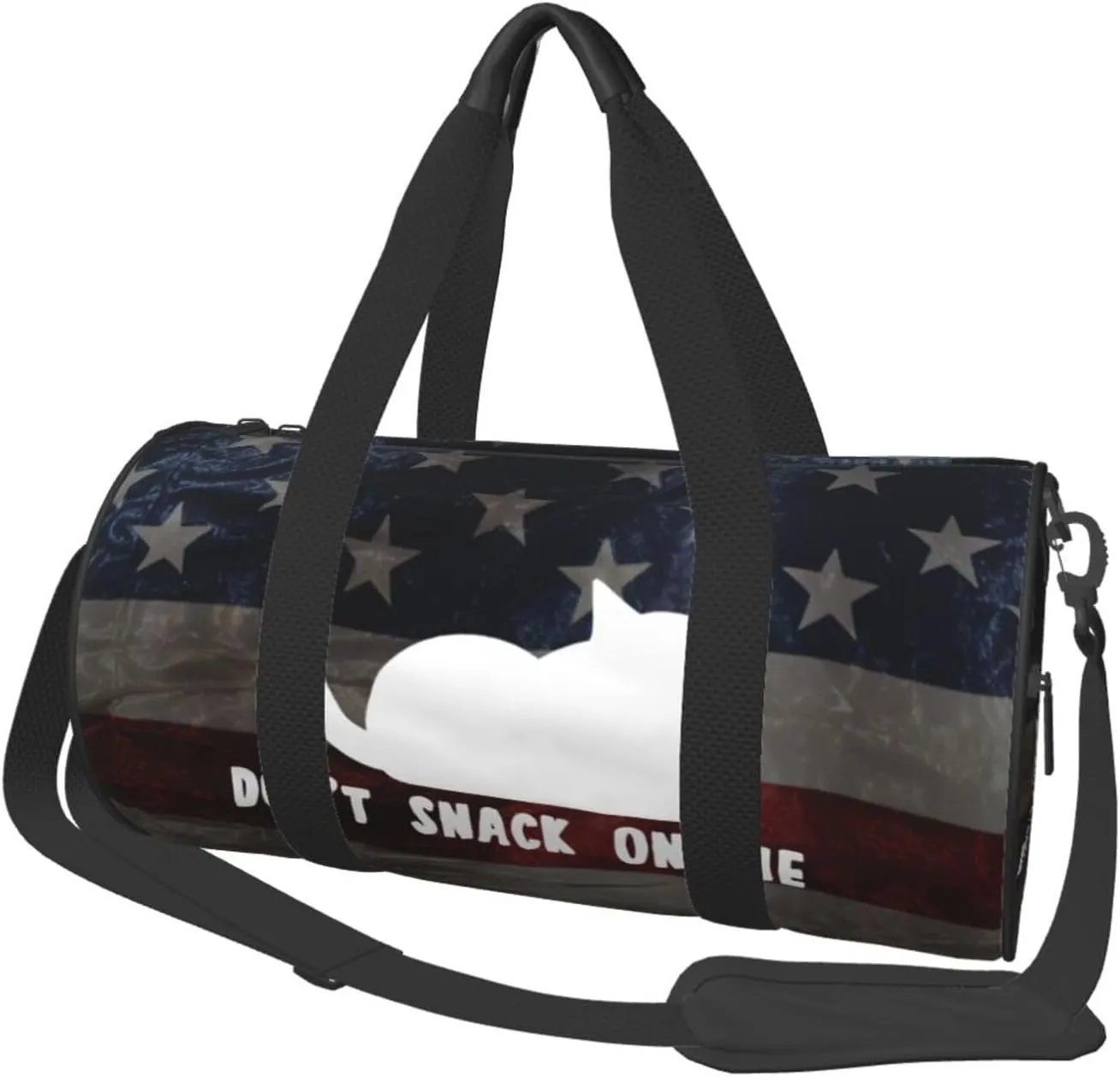 Don'T Snack On Me Duffel Bag Gym Bag Travel Sports Tote Large Foldable Beach Swim Yoga5
