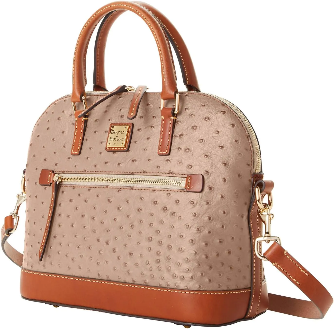 Dooney & Bourke Handbag, Ostrich Domed Satchel