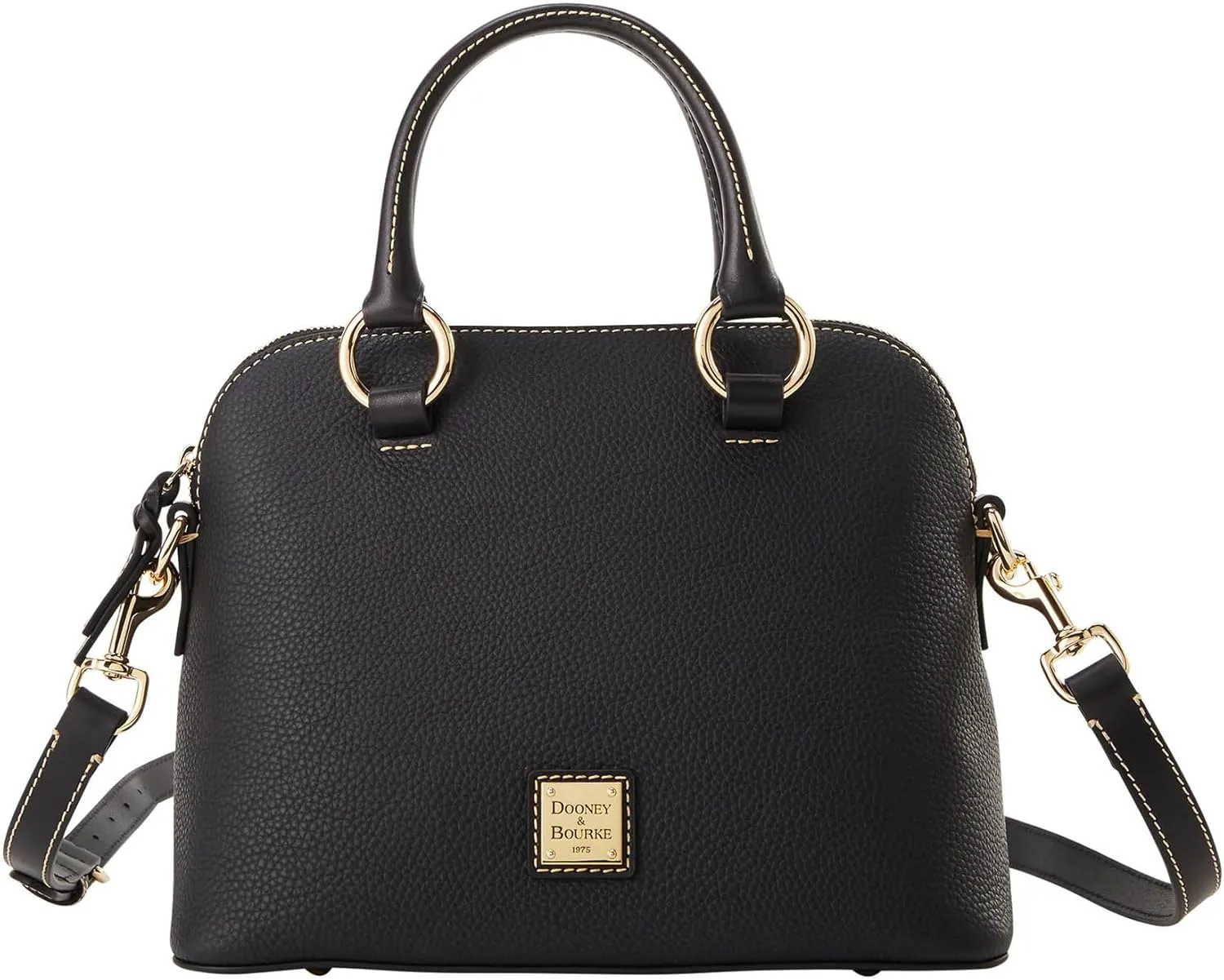 Dooney & Bourke Handbag, Pebble Grain Domed Satchel