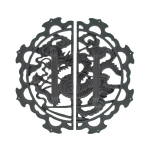 Dragon Decorative Plate with Grip Handles