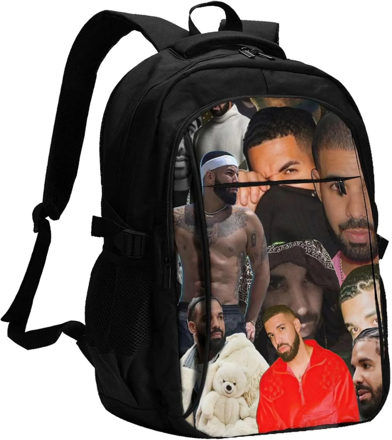 Drakes Travel Fashion Laptop Backpack with USB Charging Port Business Work Backpacks Computer Bag for Men and Women