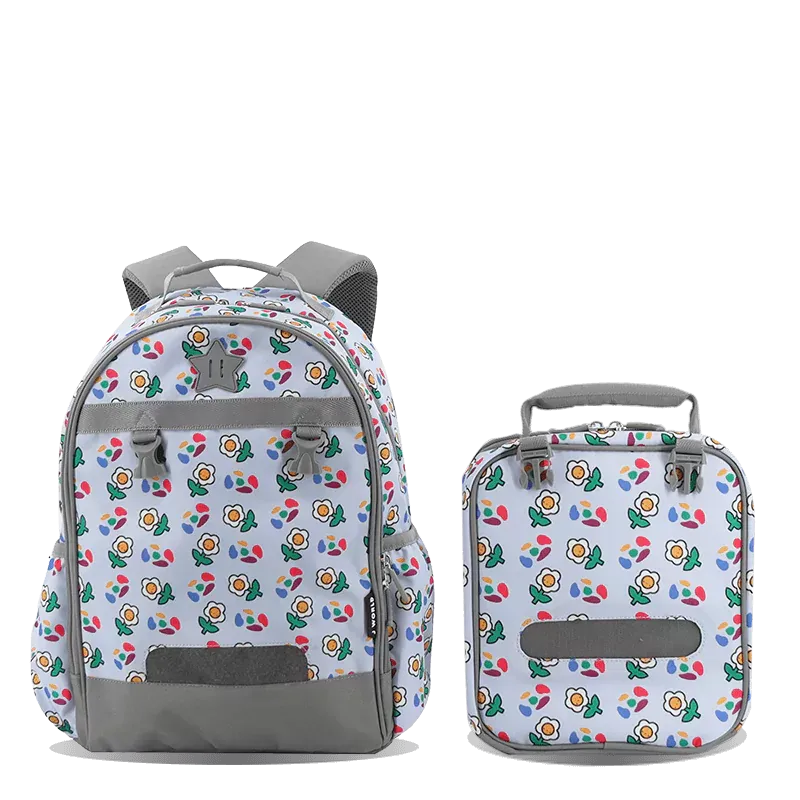 Duet Kids Backpack & Detachable Lunch Box Set in Every Daisy
