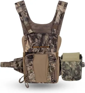 Eberlestock Recon Modular Bino Pack (Mirage, Large) and Recon Rangefinder Pouch (Mirage) Bundle - Advanced Binocular Harness System