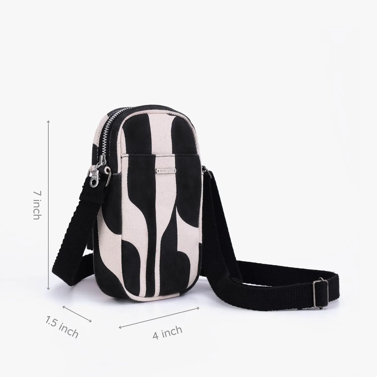 Ecoright Phone Bag, Small Crossbody Bags for Women, Phone Purse with Adjustable Cotton Strap