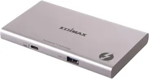 EDiMAX 5-in-1 Thunderbolt 4 Mini Slim Dock, 40Gbps, 3X 15W TB4 Ports, Single 8K@60Hz or Triple 4K Display, TD-405BP