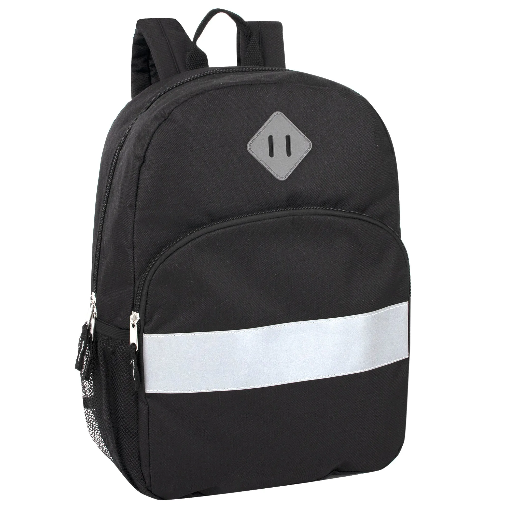 eflective Backpack with Side Pocket 17-Inch Wholesale