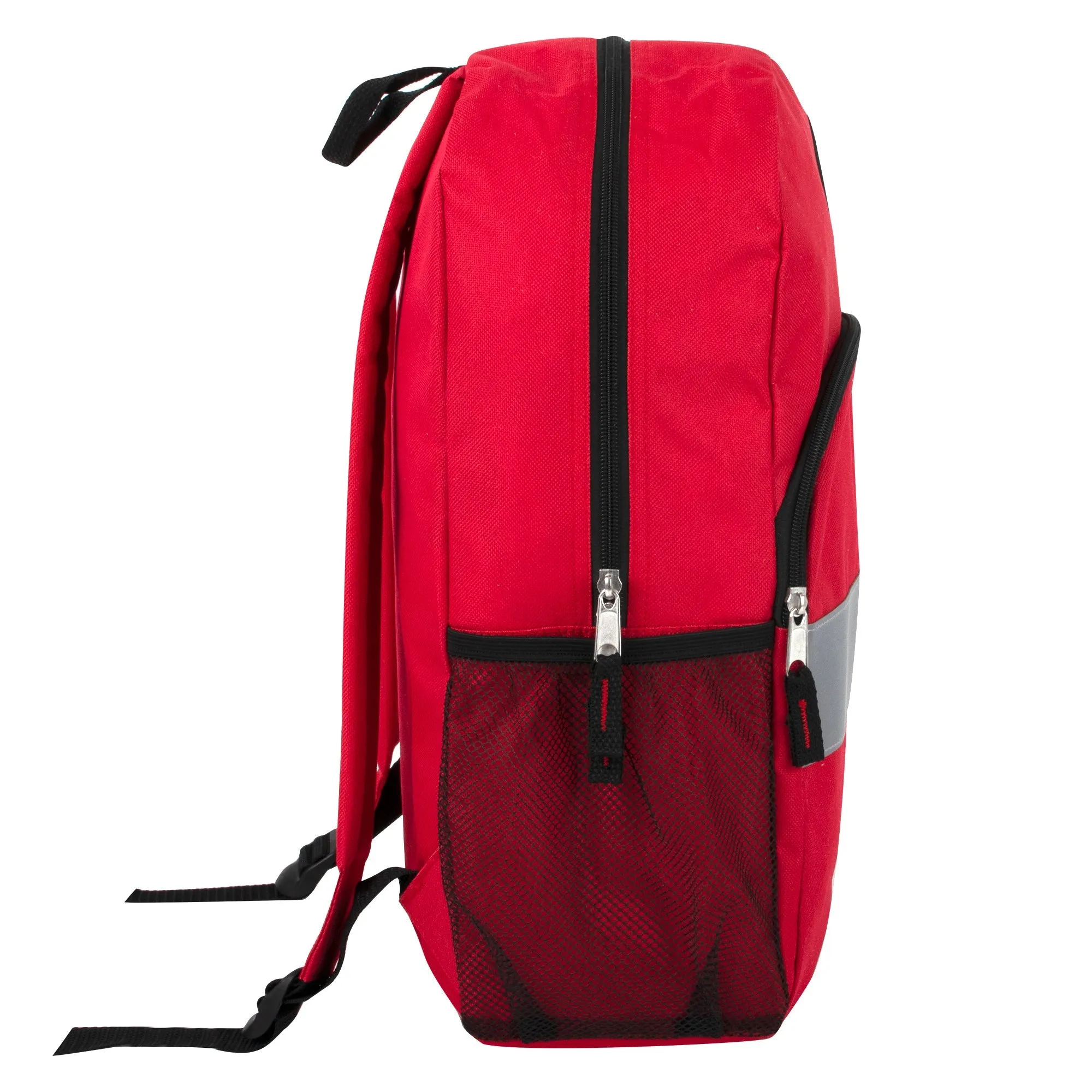 eflective Backpack with Side Pocket 17-Inch Wholesale