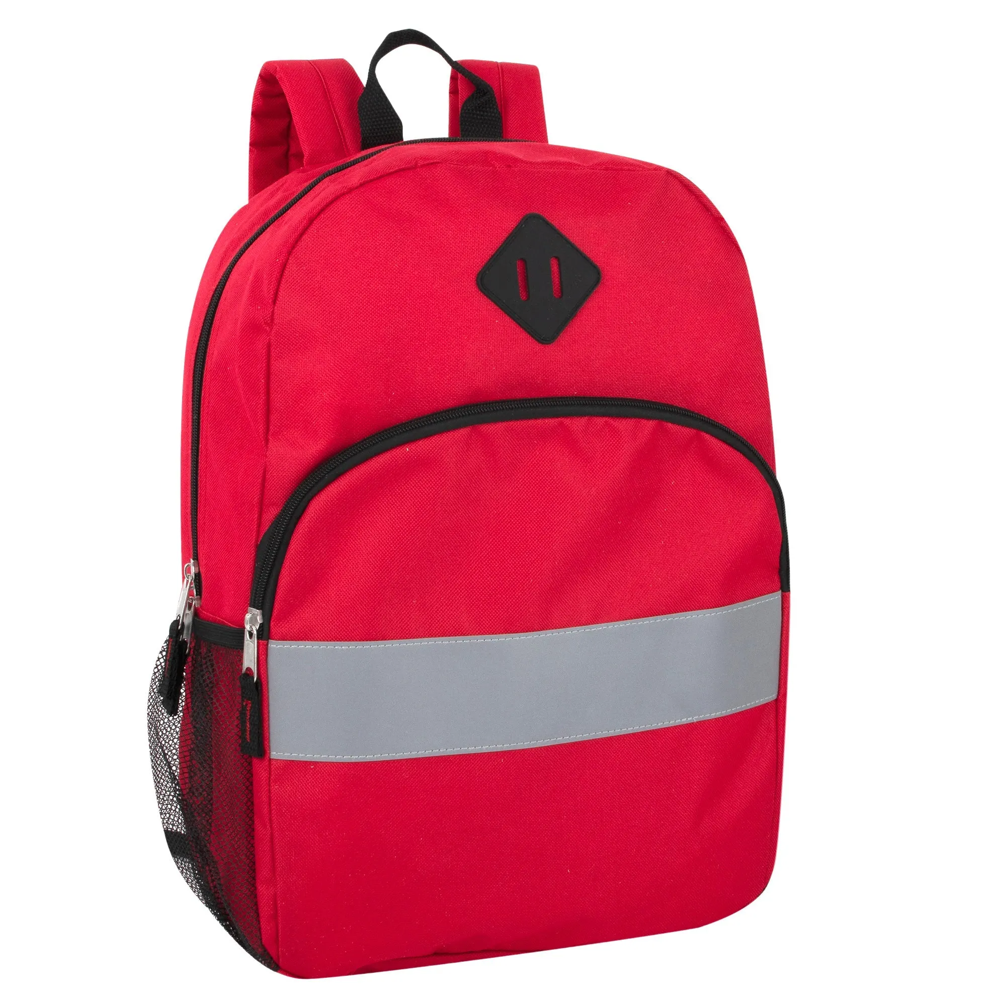 eflective Backpack with Side Pocket 17-Inch Wholesale