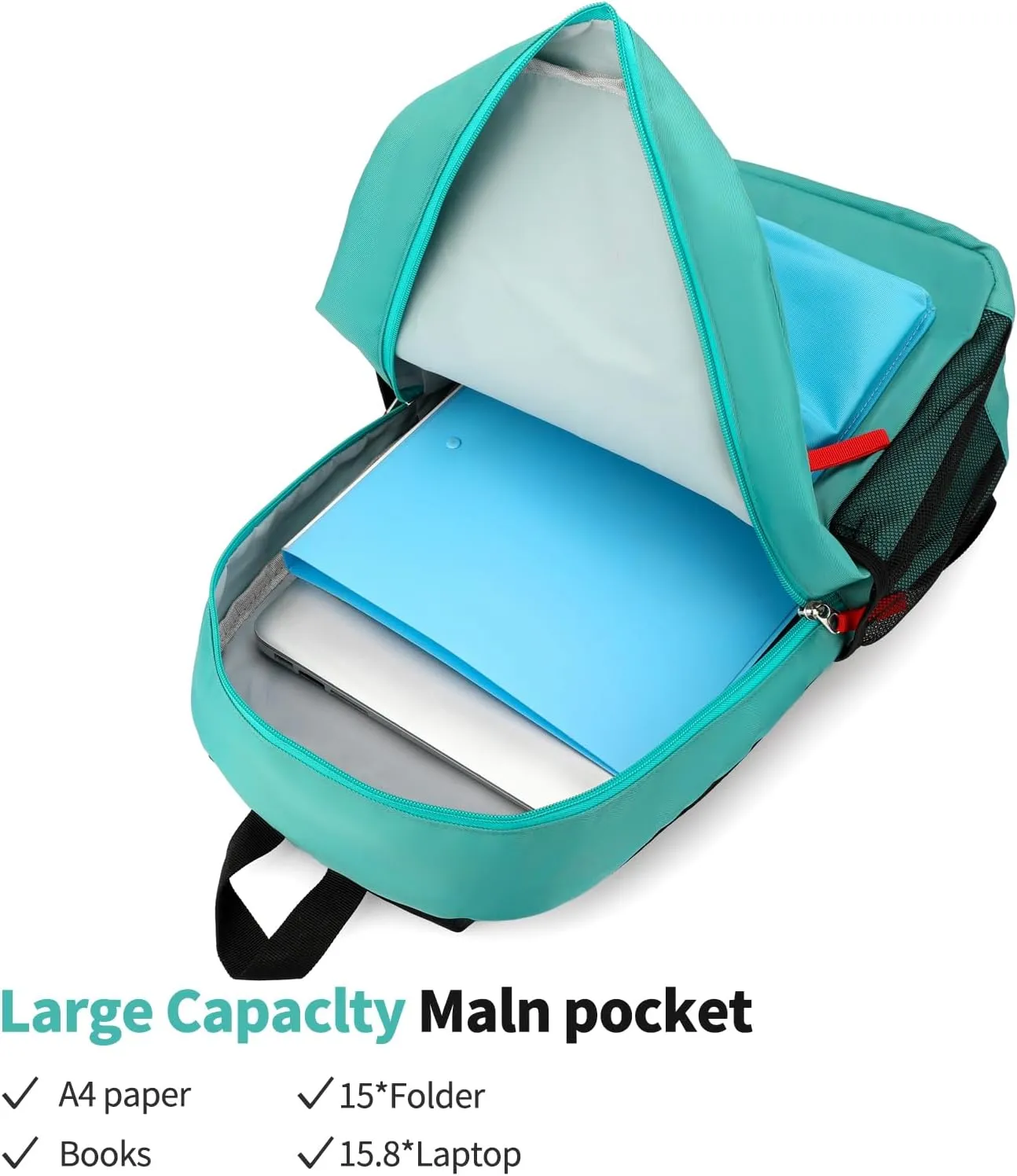 Elementary Backpack for Boys and Girls 5-9 Years Kindergarten Primary Kids Bookbag with Chest Buckle (Blue Yellow, Large-17 H)
