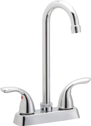 Elkay Everyday LK2477CR Deck Mount Bar Faucet with Lever Handles, Chrome