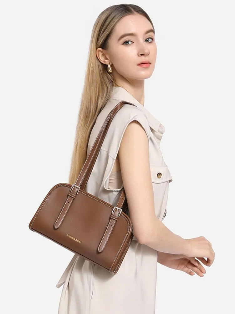 Epsion Shoulder Bags for Women PU Leather Crossbody Handbag Removable Strap Purses Outdoor Travel 2025