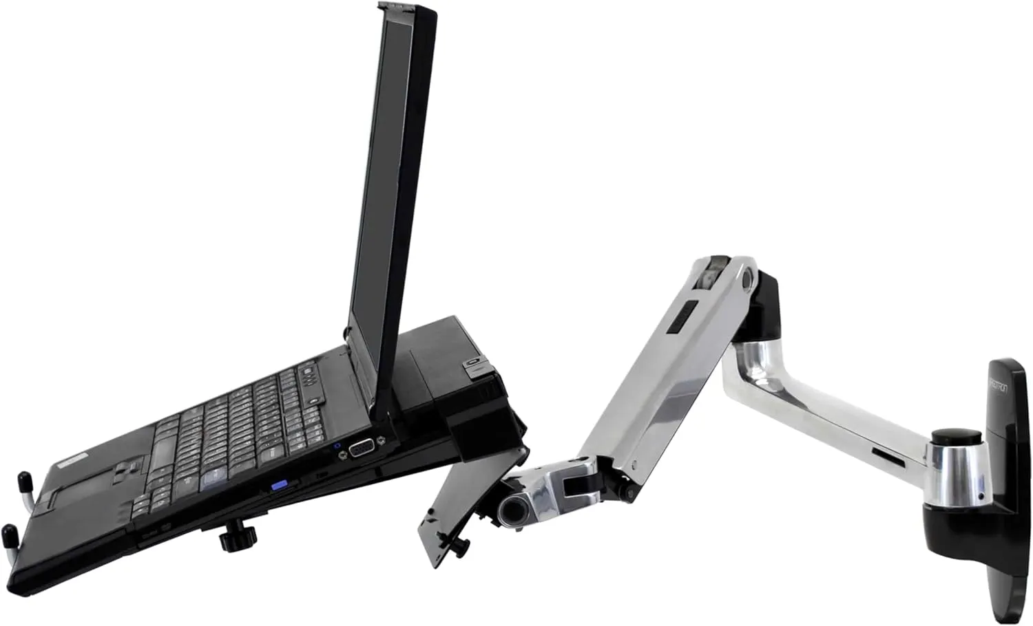 Ergotron – LX Single Laptop Arm, VESA Notebook Tray Wall Mount – for Laptops Up to 17.3 Inches, 2.5 to 12 lbs – Polished Aluminum
