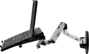 Ergotron – LX Single Laptop Arm, VESA Notebook Tray Wall Mount – for Laptops Up to 17.3 Inches, 2.5 to 12 lbs – Polished Aluminum
