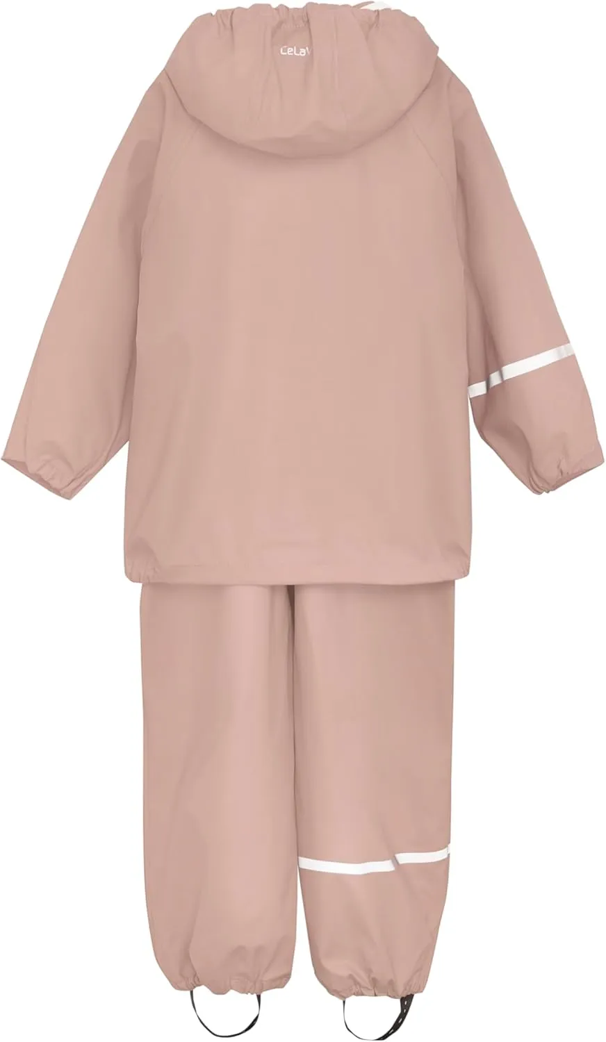 European Kids Rain and Snow Suit for Boys Girls with Detachable Hood, Waterproof Raincoat and Pants for Rain and Snow