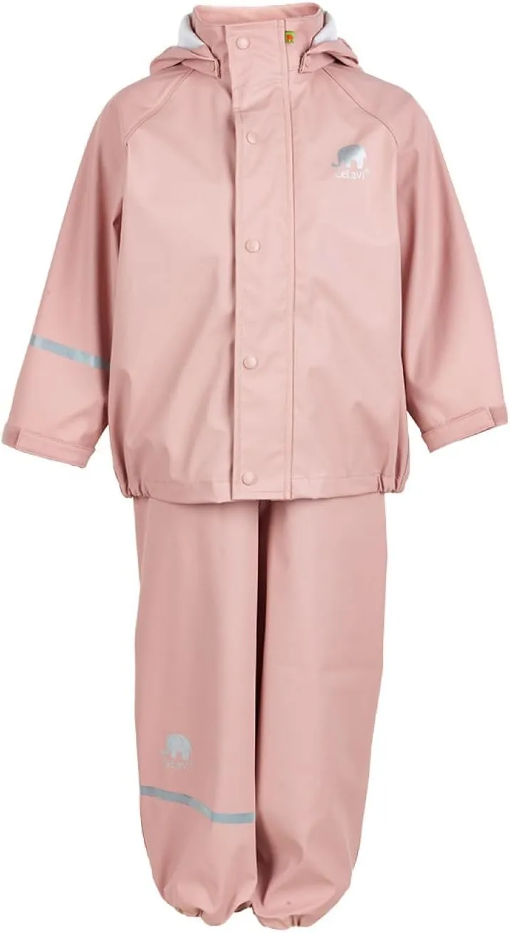 European Kids Rain and Snow Suit for Boys Girls with Detachable Hood, Waterproof Raincoat and Pants for Rain and Snow