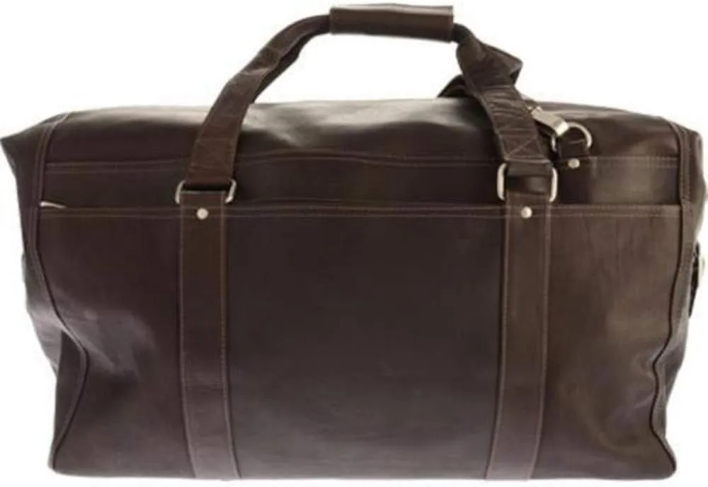 Extra Large Zip-Pocket Duffel, Chocolate, One Size