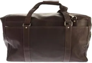 Extra Large Zip-Pocket Duffel, Chocolate, One Size