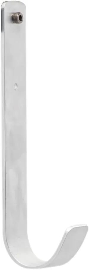 Extreme Max 5001.6291 Aluminum Utility Hook for Enclosed Race Trailer, Shop, Garage, Storage - Silver