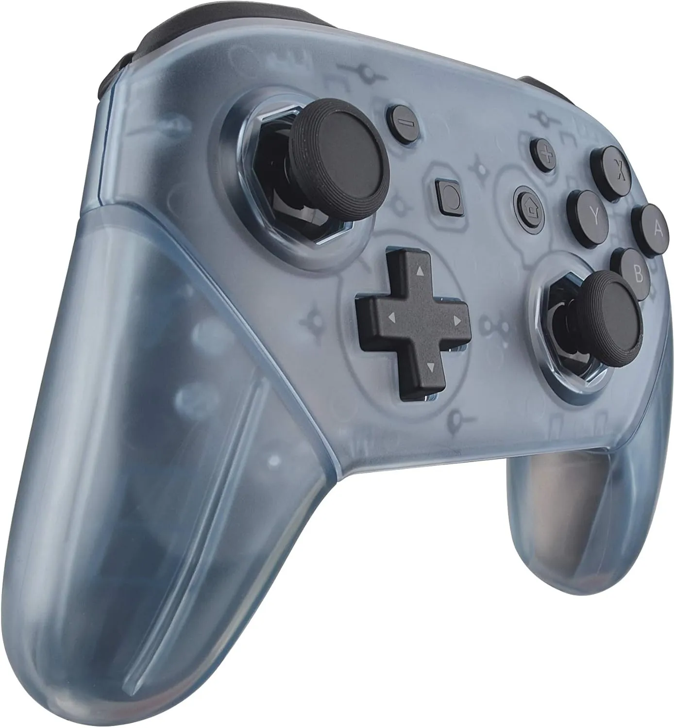 eXtremeRate Glacier Blue Octagonal Gated Sticks Faceplate Backplate Handles Cover, DIY Replacement Grip Housing Shell for Nintendo Switch Pro Controller- Controller NOT Included