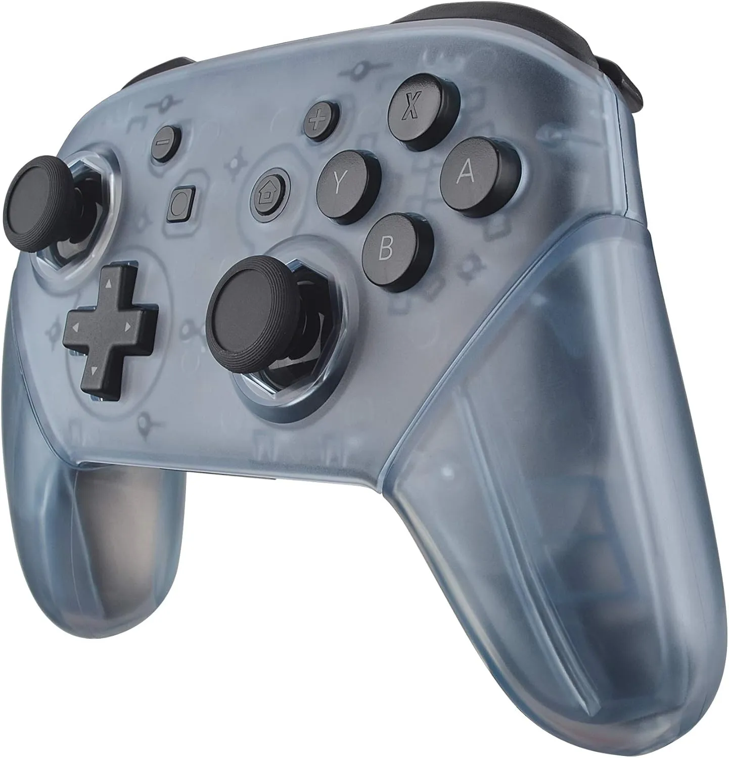 eXtremeRate Glacier Blue Octagonal Gated Sticks Faceplate Backplate Handles Cover, DIY Replacement Grip Housing Shell for Nintendo Switch Pro Controller- Controller NOT Included