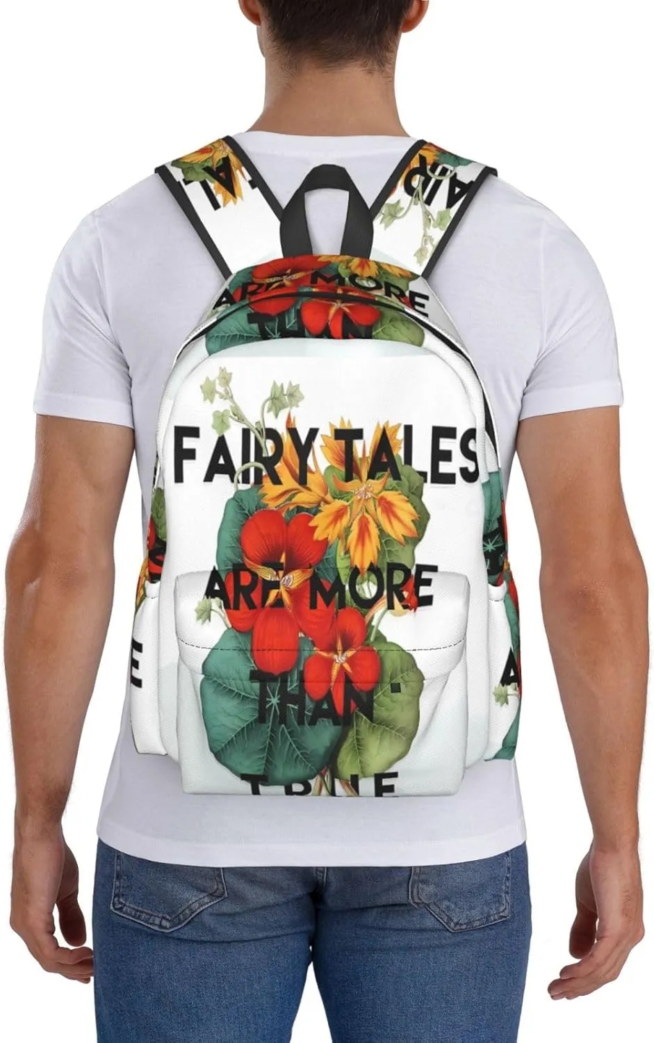 Fairy Tales Laptop Backpack Shoulder Bag Laptop Pack Travel Backpacks Commuter Back Pack Casual Daypack Bags With Side Pockets