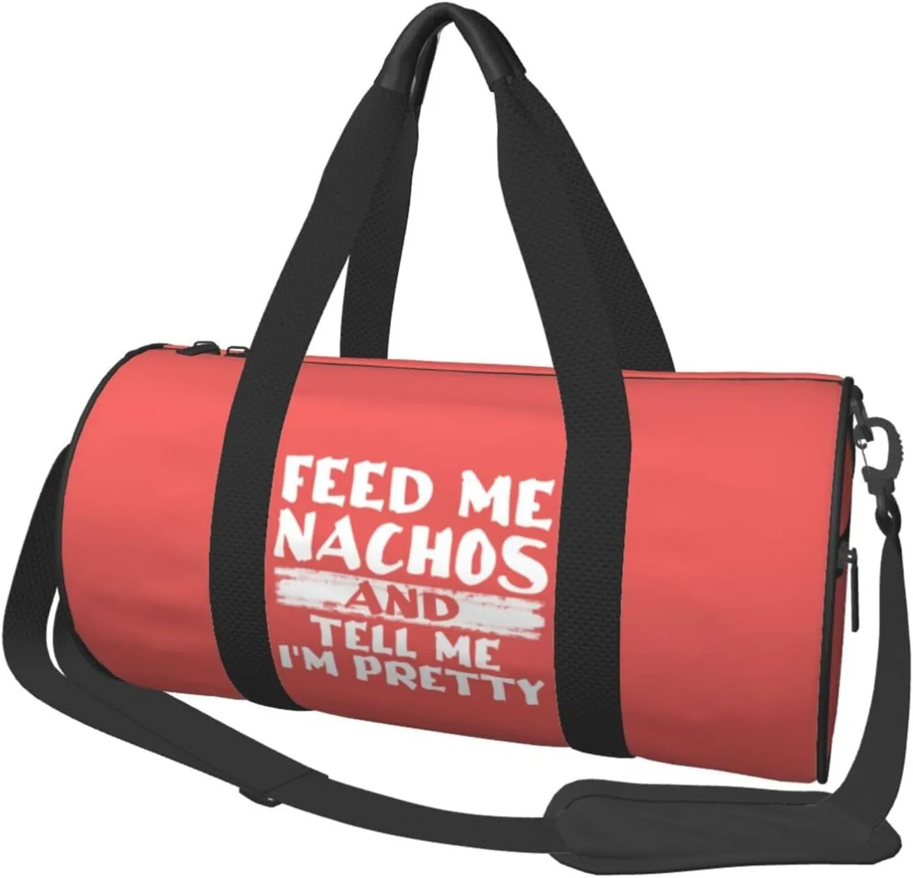 Feed Me Nachos And Tell Me I'M Pretty Duffel Bag Gym Bag Travel Sports Tote Large Foldable Beach Swim Yoga62
