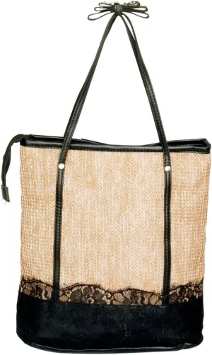 [Fervent Love] Fashion Double Handle Satchel Bag Handbag Purse