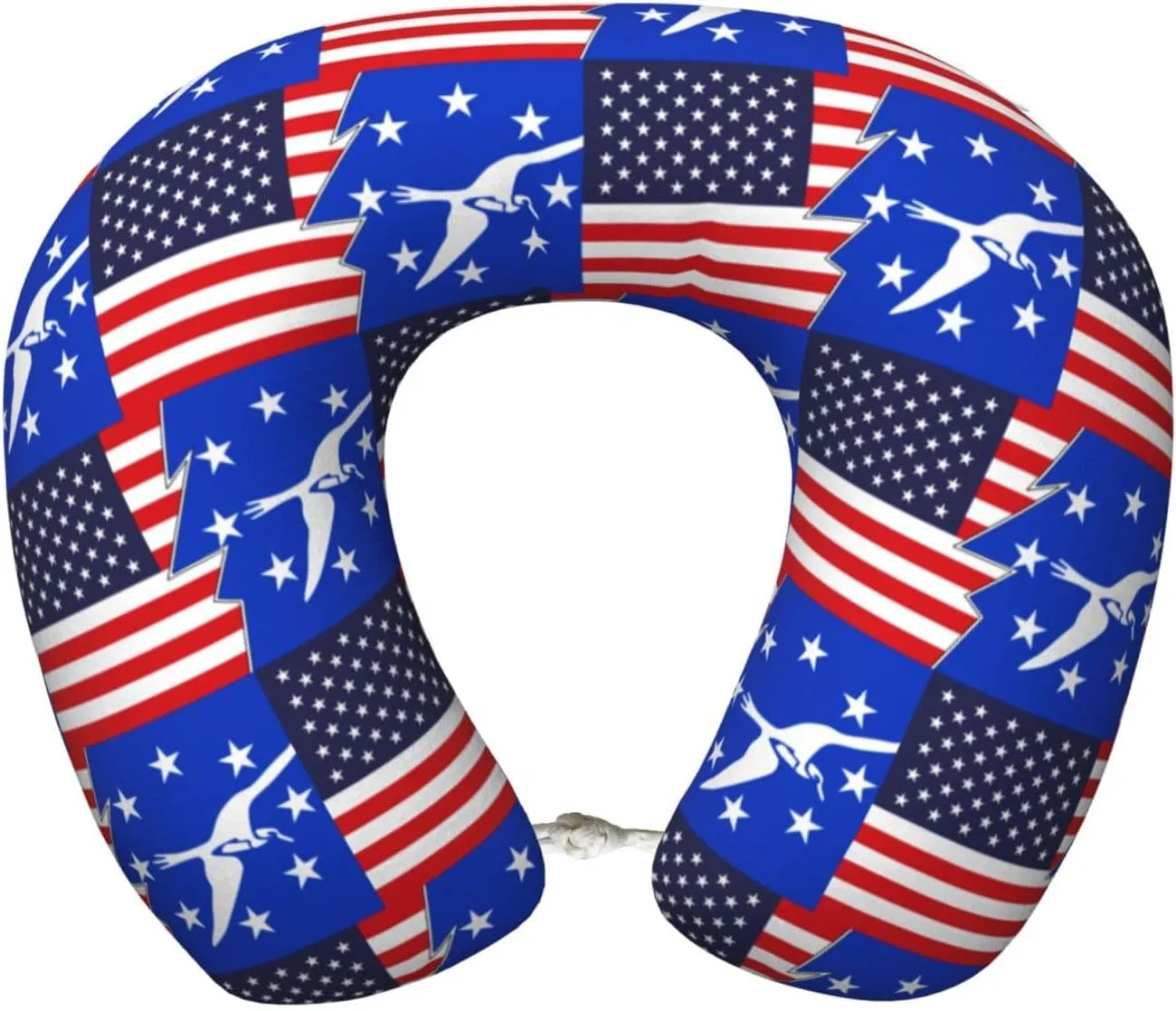 Flag of Corpus Christi Texas and America Neck Pillow Memory Foam U-Shaped Travel Neck Pillow for Airplanes Car Home