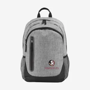 Florida State Seminoles Heather Grey Bold Color Backpack