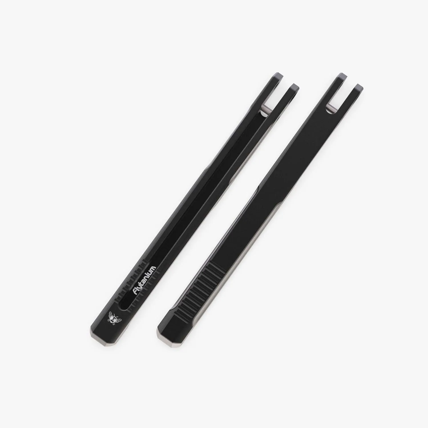 Flytanium Upgraded Aluminum Handles For Kershaw Lucha – FLY-0765 (Void Black)