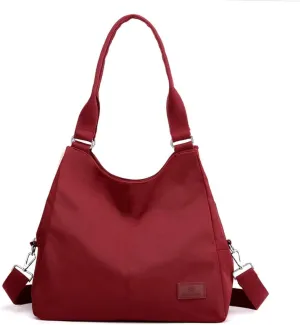 Foldable Tote Bag With Zipper, Large Purses for Women Shoulder Bag,Top Handle Satchel Handbag for Travel Work