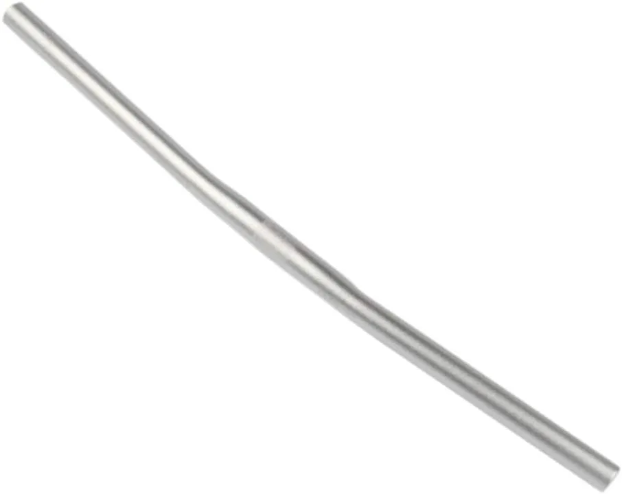 Folding Handlebars Ultralight Aluminum Alloy Straight Handles Folding Handlebar 25.4mm Handlebar (Silver)