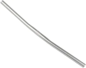 Folding Handlebars Ultralight Aluminum Alloy Straight Handles Folding Handlebar 25.4mm Handlebar (Silver)