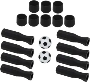 Foosball Table Handles Replacement Maintenance Mini Table Football Game Practical Repair Lightweight 18Pcs/Set with 2 Balls