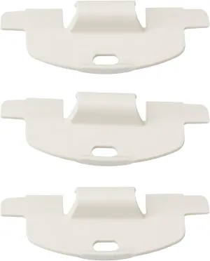 for Hunter Douglas Blind Clips Lite Rise Handle, 3/4" Bottom Rail Handle for Cordless Shade Handle Replacement for Hunter Douglas Duette Window and Applause Cordless Shades 3 Pack