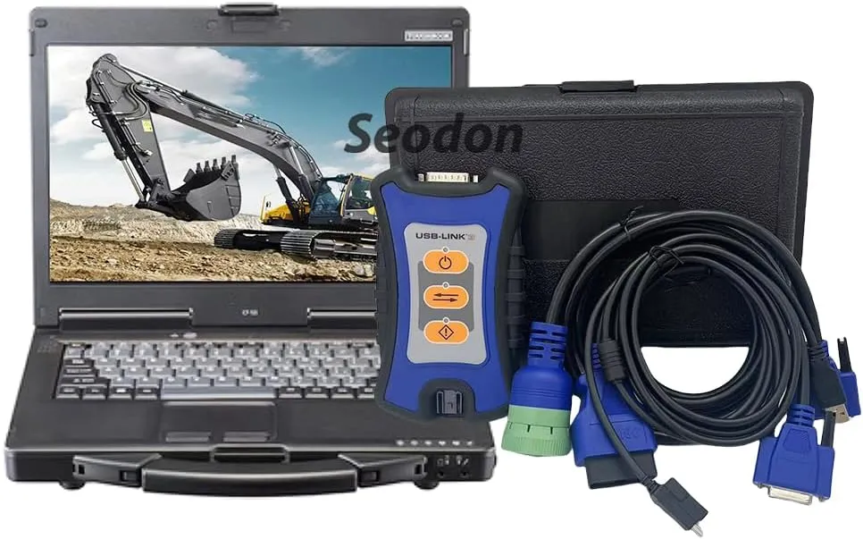 for Nexiq USB Link Series for Diesel Engine Detection, Maintenance Information and Diagnostic Software ((Nexiq3 Support HI-NOO) with Laptop)