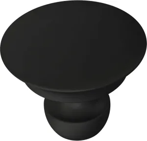 FRANKLIN BRASS Medici (10-Pack) Cabinet Knobs | Matte Black Handles for Dresser/Kitchen/Closet Door/Furniture | 1-3/16" Drawer Pulls/Handles P42957C-FB-B