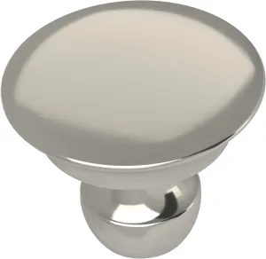 FRANKLIN BRASS Medici (10-Pack) Cabinet Knobs | Polished Nickel Handles for Dresser/Kitchen/Closet Door/Furniture | 1-3/16" Drawer Pulls/Handles P42957C-PN-B