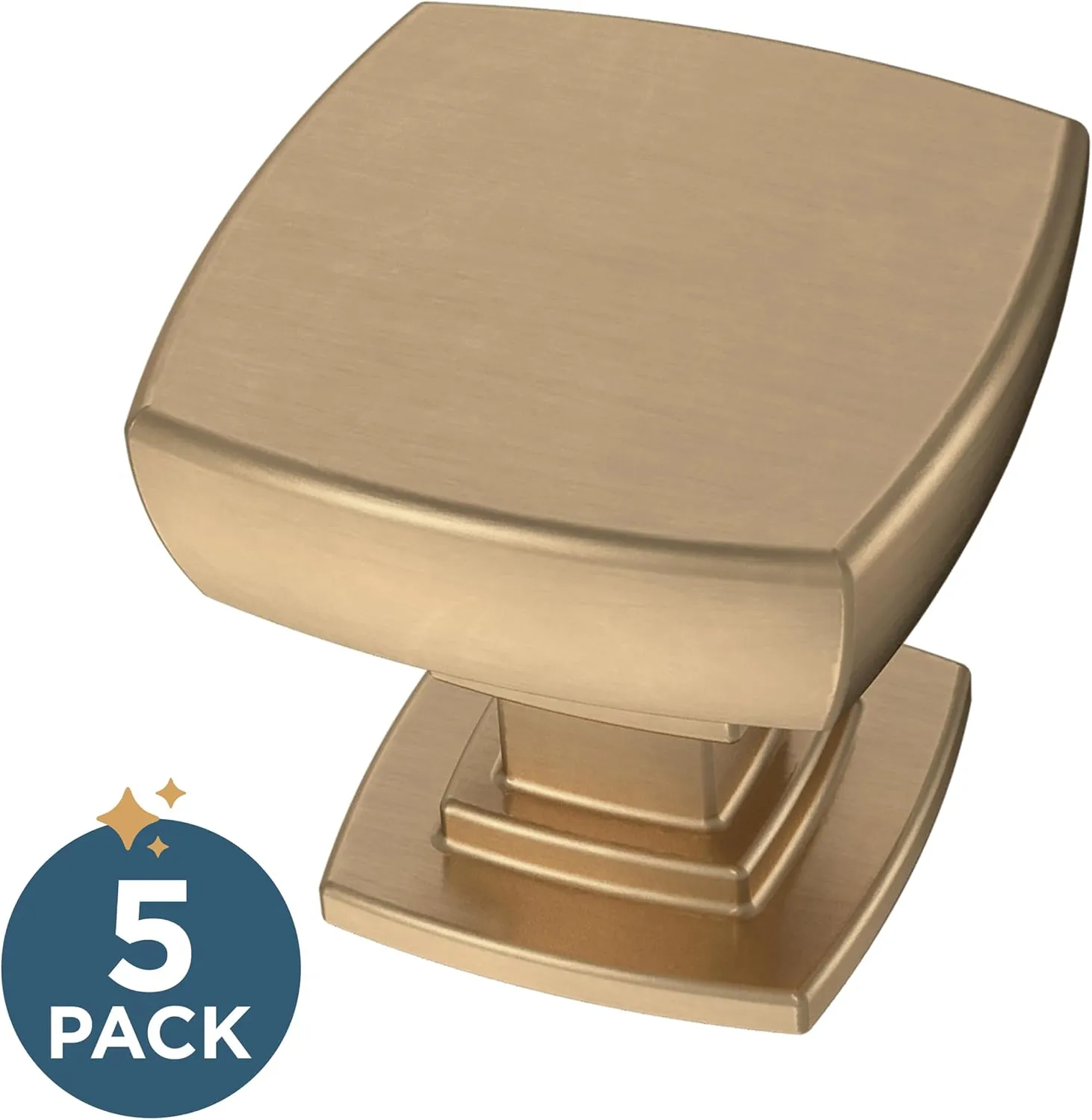 Franklin Brass Parow (10-Pack) Cabinet Knobs | Champagne Bronze Handles for Dresser Furniture Drawers/Kitchen/Door/Bathroom | 1-1/8" P29542Z-CZ-B