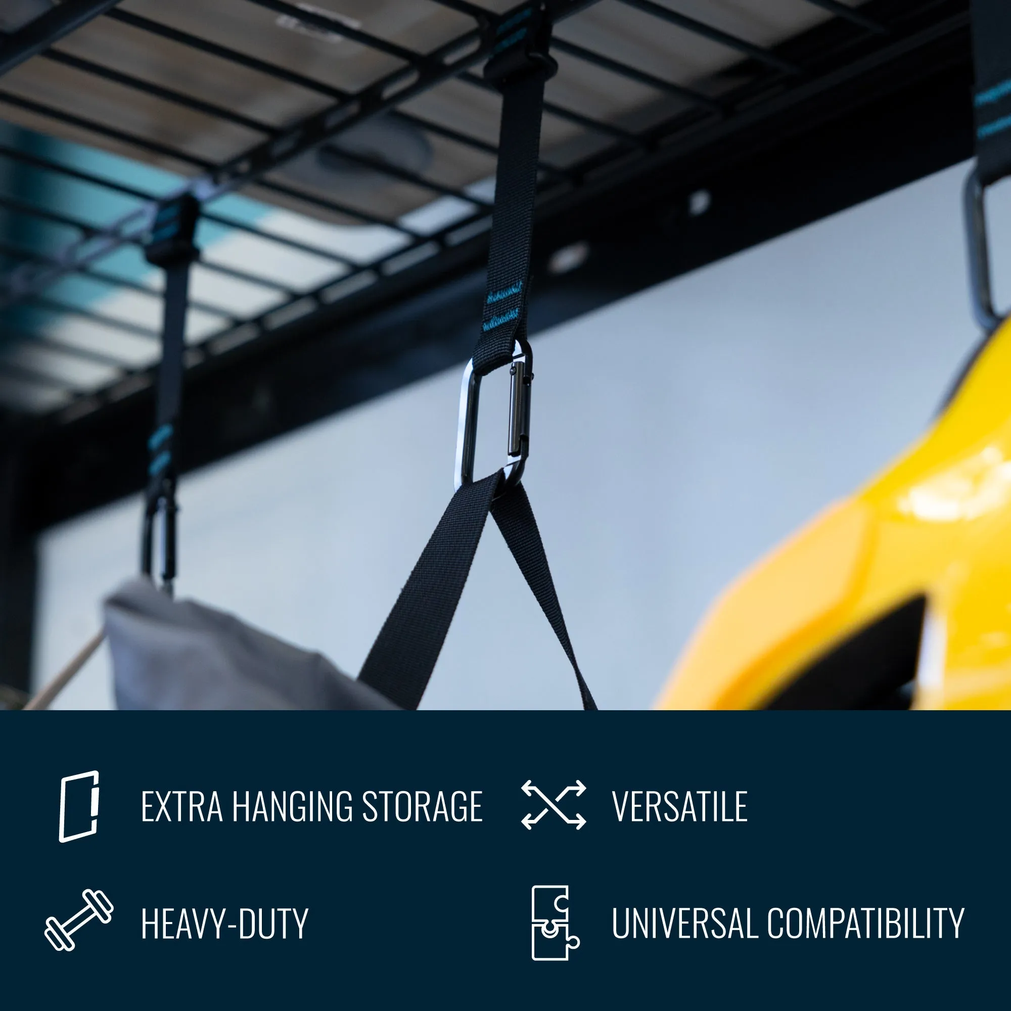G  Utility Straps for Hanging Storage | 4-Pack