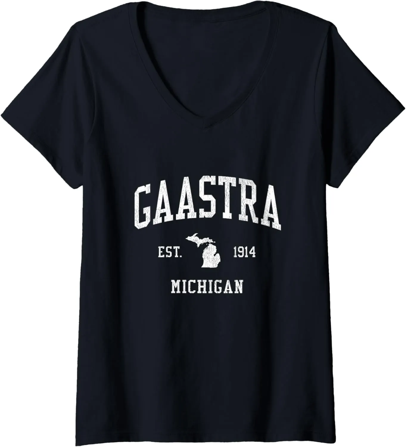 Gaastra MI Vintage Athletic Sports JS01 V-Neck T-Shirt