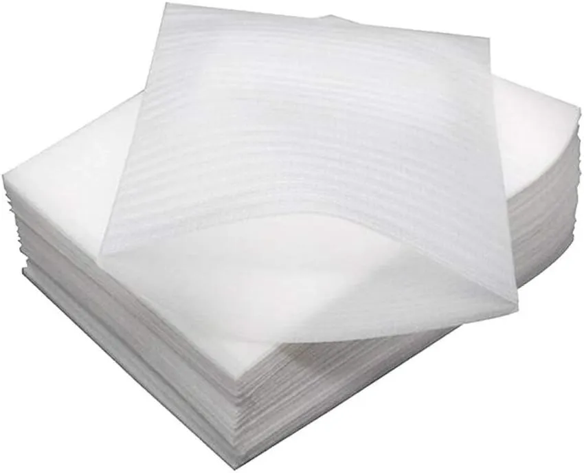 Gatuida 100pcs Foam Pouches for Packing Dishes Moving Supplies White Bed Spread Moving Foam Pouches Wrap Cup Pouches Foam Dish Pouches Bags White Wrapping Paper Wraps Glass