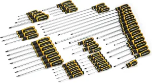 GEARWRENCH 51 Pc. Master Complete Screwdriver Set, Dual Material Handles - 80051A