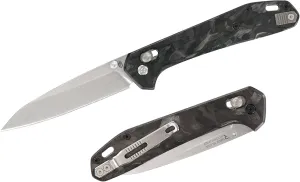Gerber Gear Savvy - Tactical Pocket Knife - Everyday Carry Utility Tool - Lightweight Ergonomic Folding Knife for Camping & Outdoor - Black