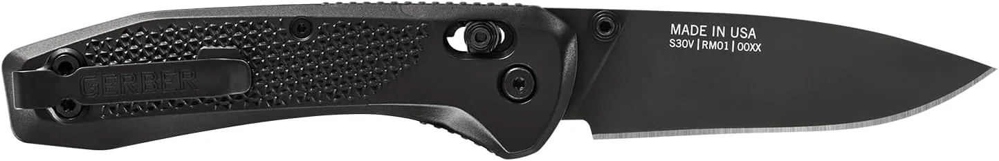 Gerber Gear Sedulo - Lightweight Folding Pocket Knife - Compact, Tactical EDC Gear for Camping & Outdoor - Ergonomic Utility Tool - Black