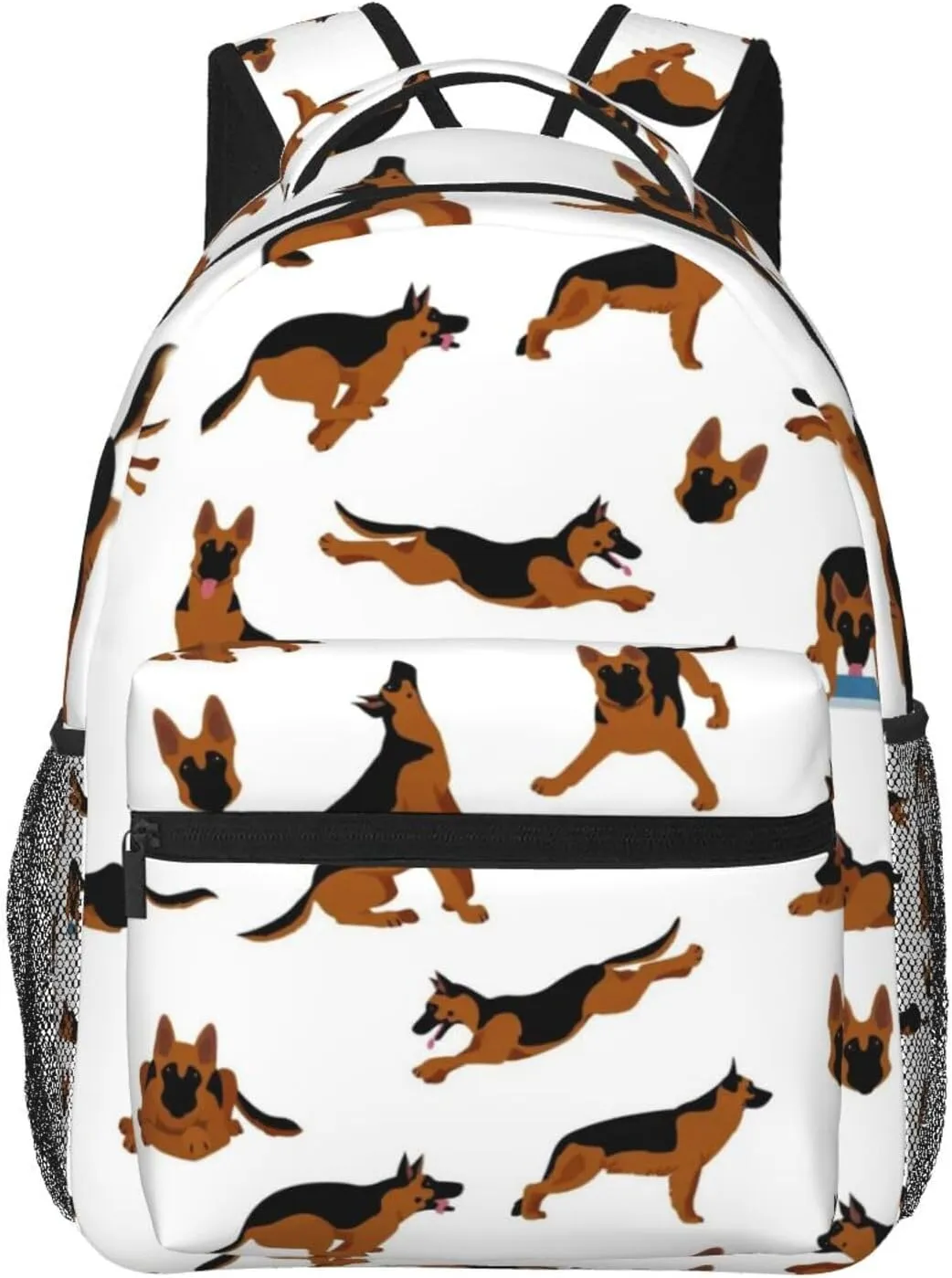 German Shepherd Dogs Poses Backpack Laptop Backpack Sports Travel Shoulder bag Light casual backpack