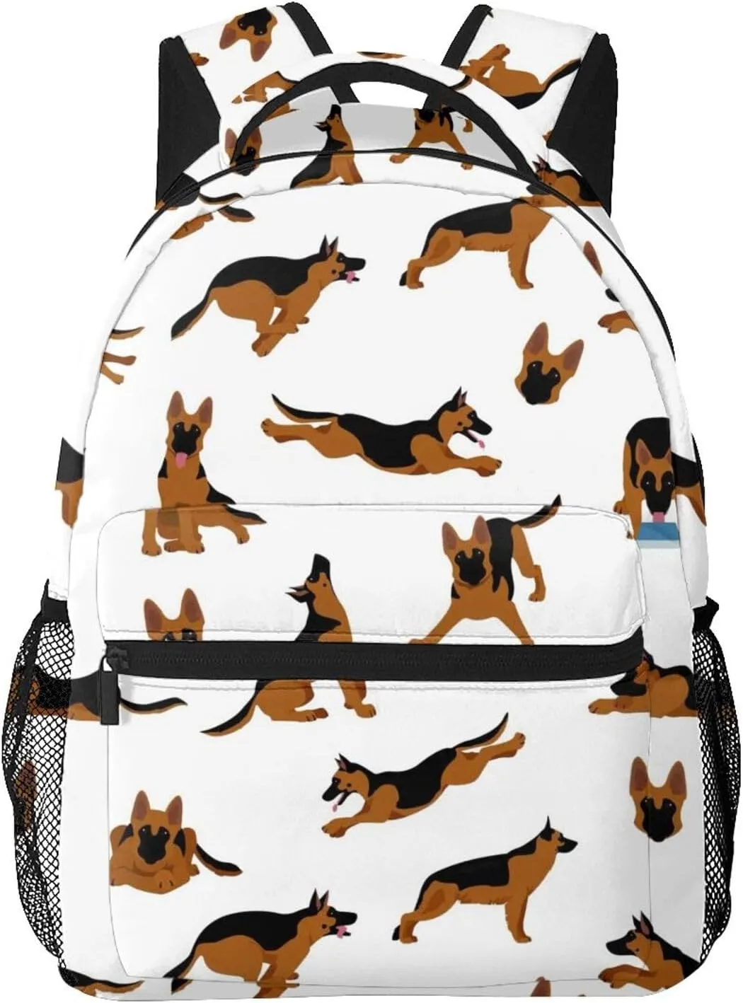 German Shepherd Dogs Poses Backpack Laptop Backpack Sports Travel Shoulder bag Light casual backpack