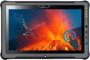 Getac F110 Rugged Tablet Touchscreen, 11.6 inch FHD Rugged Laptop Touchscreen, Core i5-8365, 8GB RAM, 256GB SSD, Wi-Fi, Windows 10 Pro (Renewed)