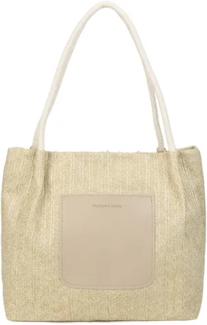 Gladdon Large Beach Tote Bag for Women Straw Shoulder Purses Travel Handbags